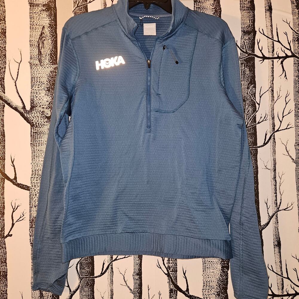 Hoka pullover mens small blue